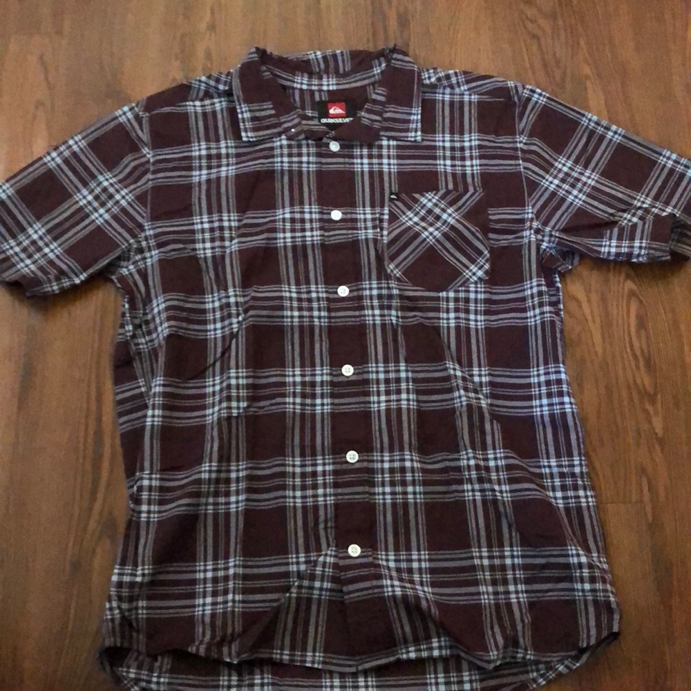 Quicksilver button-down short-sleeve Boys